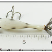 Heddon White Black Spots Tiny Spook