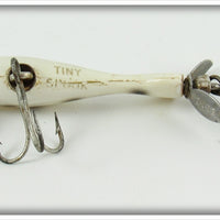 Heddon White Black Spots Tiny Spook