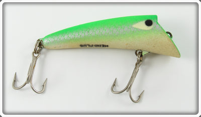 Vintage Heddon Glo Green Alewife Hedd Plug Lure