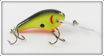 Vintage Bagley Black On Chartreuse Killl'r B Lure 