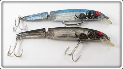 Bomber Photo Finish Black & Blue Jointed Long A Lure Pair
