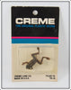 Vintage Creme Medium Frog Lure On Card 