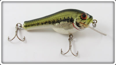Vintage Bagley Little Bass On White Small Fry Bass Lure
