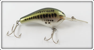 Vintage Bagley Little Bass On White DB3 Divin' B 3 Lure 