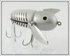 Vintage Heddon Silver Shore Crazy Crawler Lure 