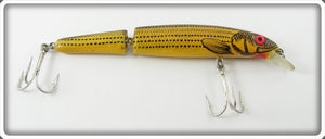Bomber Yellow Striper Jointed Long A Lure 