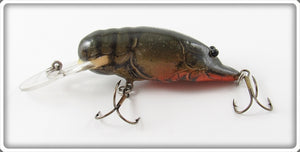 Vintage Bagley Dark Crayfish Dredge Small Fry Crayfish Lure 