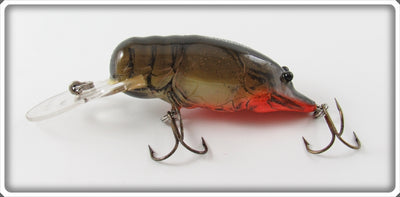 Vintage Bagley Dark Crayfish Dredge Small Fry Crayfish Lure