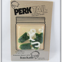 Vintage Bass Buster Perk Tail Frogs On Card