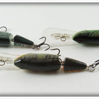 Rapala Natural Finish Jointed Minnow Lot Of Three