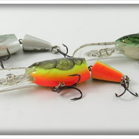 Rapala Natural Finish Jointed Minnow Lot Of Three