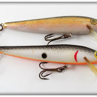 Vintage Rebel Black Scale & Gold Floater Lure Pair 