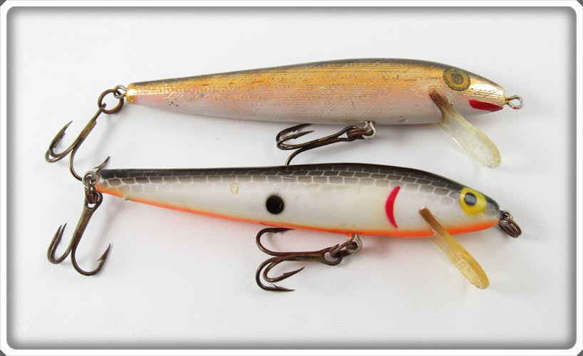 Vintage Rebel Black Scale & Gold Floater Lure Pair 