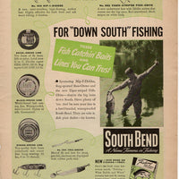1949 South Bend Lure & Line Ad