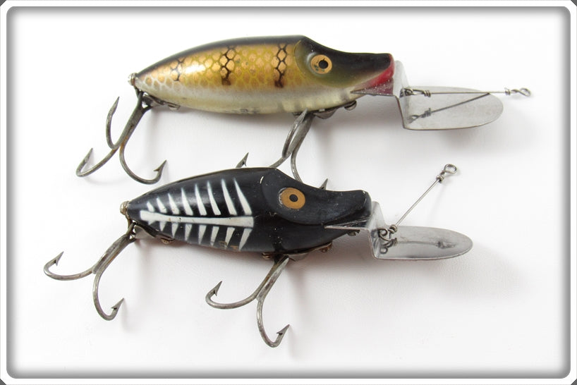 Heddon Pike Scale & Black Shore Go Deeper River Runt Pair 