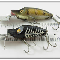 Heddon Pike Scale & Black Shore Go Deeper River Runt Pair