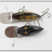 Heddon Pike Scale & Black Shore Go Deeper River Runt Pair