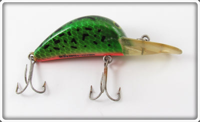 Vintage Heddon Green Crawdad Hedd Hunter Lure
