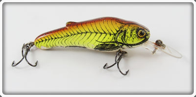 Vintage Crankbait Corp Yellow & Brown Bullcat Lure