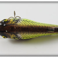 Crankbait Corp Yellow & Brown Bullcat