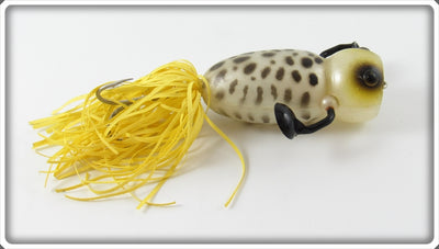 Vintage Gi Gi White & Black Coachdog Paddle Plopper Lure