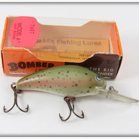 Vintage Bomber Rainbow Trout Model A Lure In Box