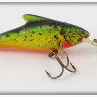 Vintage Rebel Green & Yellow Wally Demon Lure