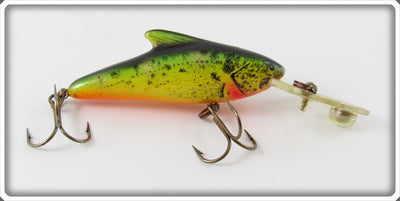 Vintage Rebel Green & Yellow Wally Demon Lure