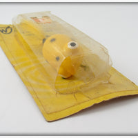 Weber Yellow Spinning Frog On Card