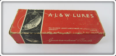 Allcock, Laight, & Westwood AL&W Empty Box For Venus Minnow 401 S.S.