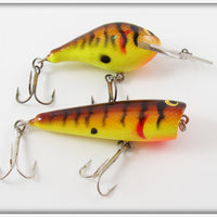 Vintage Sisson Crawdad Crankbait Pair