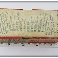 Heddon Unmarked Dowagiac Minnow Empty Box