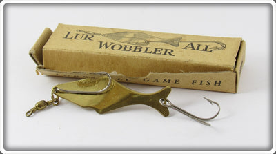 Lur All Brass Wobbler In Correct Box