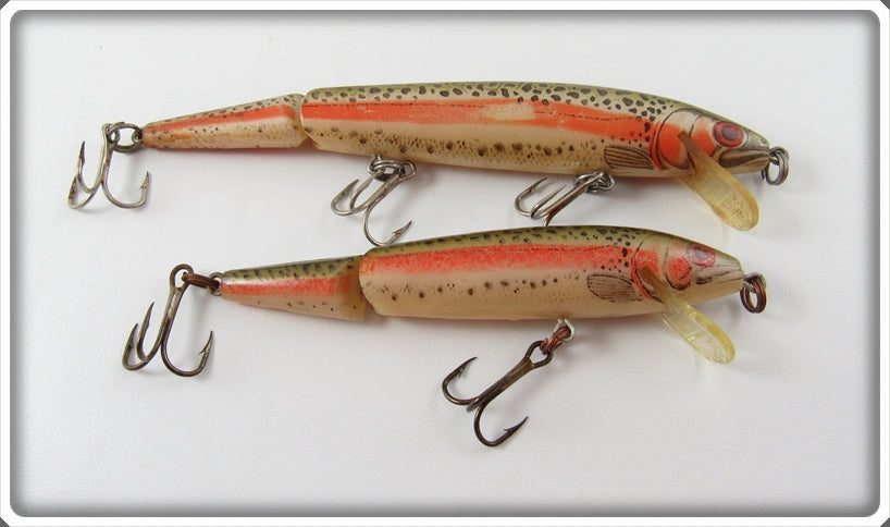 Vintage Rebel Naturalized Trout Floater Lure Pair