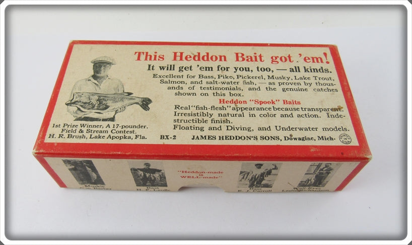 Heddon Empty Brush Box For Pike Scale River Runt 9119M