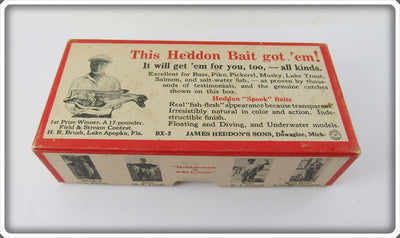 Heddon Empty Brush Box For Pike Scale River Runt 9119M