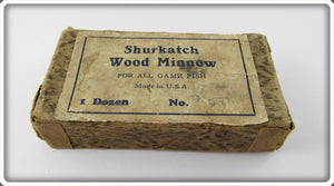 Shurkatch Wood Minnow Empty Box