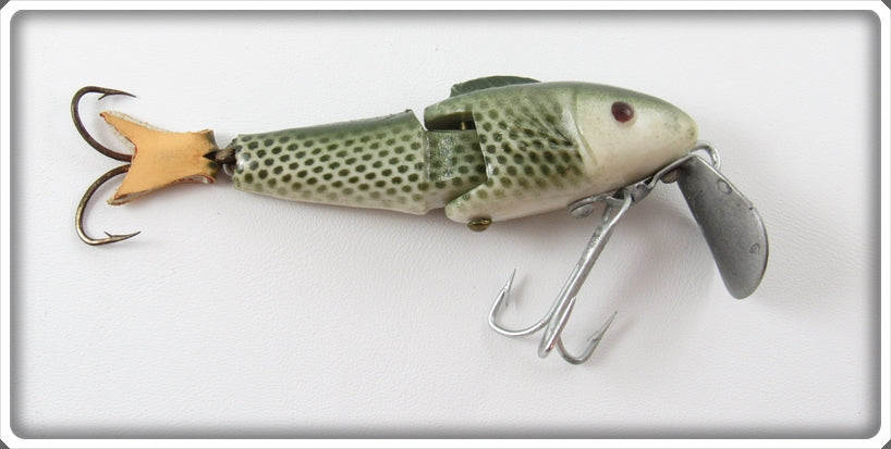 Vintage Simmons Bait Co Green Scale Shadrach Lure 