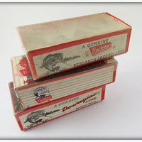 Heddon Lot Of Three Empty Sonic Boxes