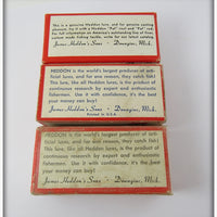 Heddon Lot Of Three Empty Sonic Boxes