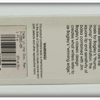 Bagley Black On Chartreuse Balsa B2 On Card