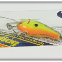 Bagley Black On Chartreuse Diving Killer B II On Card
