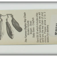 Bagley Black On Chartreuse Diving Killer B II On Card