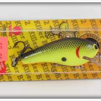 Bagley Black On Chartreuse Kill'r B Lure On Card