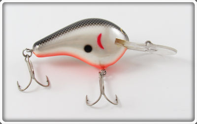 Vintage Bagley Black On White Shad Diving B II Lure 