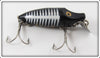 Vintage Heddon Black Shore River Runt Lure 