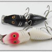 Heddon White Shore & Black Shore Jointed River Runt Pair