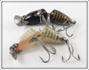 Heddon White Shore & Black Shore Jointed River Runt Pair