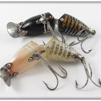 Heddon White Shore & Black Shore Jointed River Runt Pair