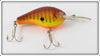Vintage Bagley Dark Crayfish On Chartreuse Diving B III Lure